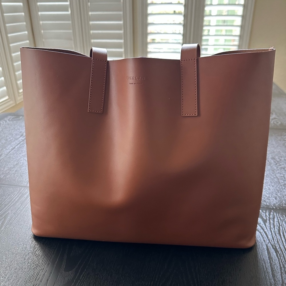Everlane Day Market Tote - Leather - Cognac